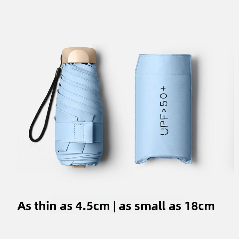 SunSit™ UV 50+ Mini Umbrella - Blocks 98% of Sun, Fits Any Bag