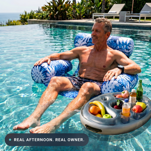 SunSit™ Floating Drink Holder - Keep Your Drinks in the Pool