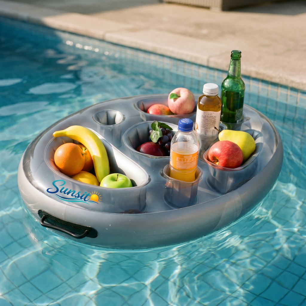SunSit™ Floating Drink Holder - Keep Your Drinks in the Pool